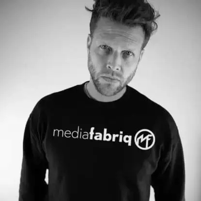 Guido seisveld eigenaar van mediafabriq allround reclamebureau uit leiden