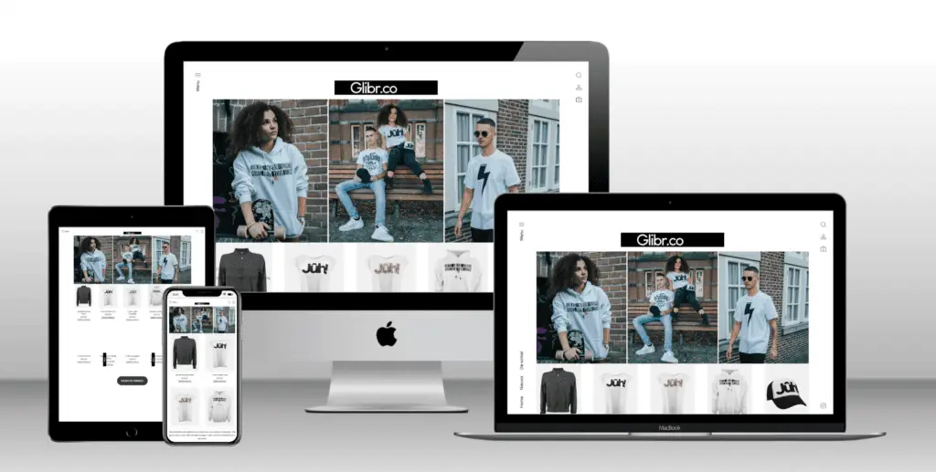 Website gemaakt voor Glibr.co door mediafabriq allround reclamebureau uit Leiden